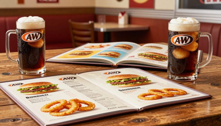 A&W Restaurant Menu