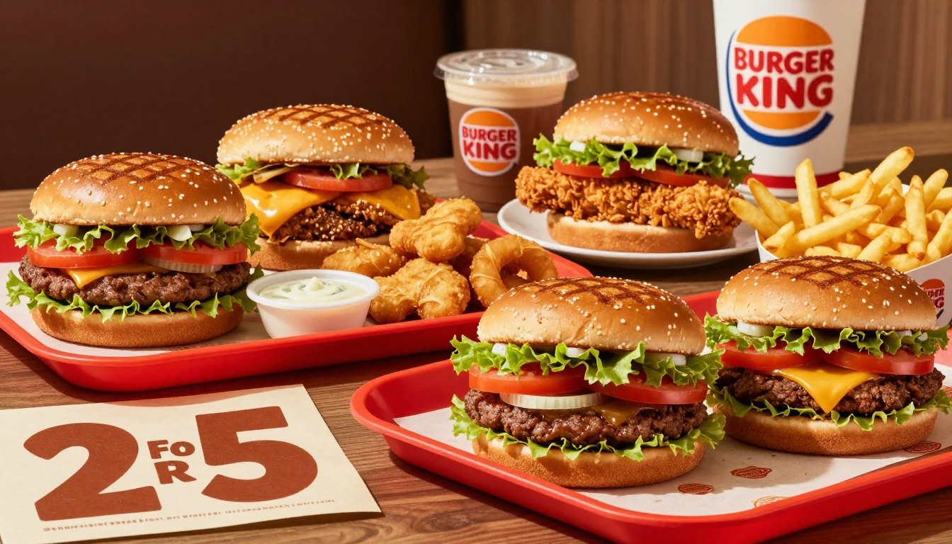 Burger King 2 For 5 Menu