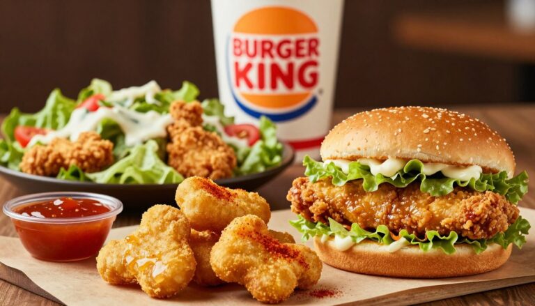 Burger King Chicken Menu