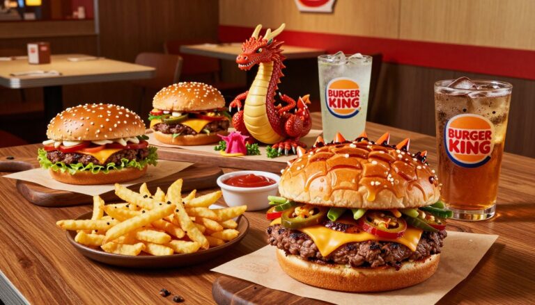 Burger King Dragon Menu