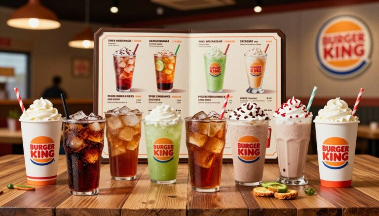 Burger King Drinks Menu
