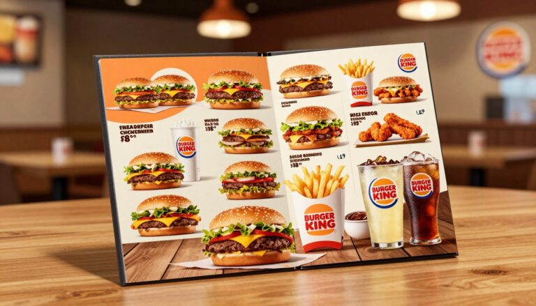 Burger King Menu With Prices