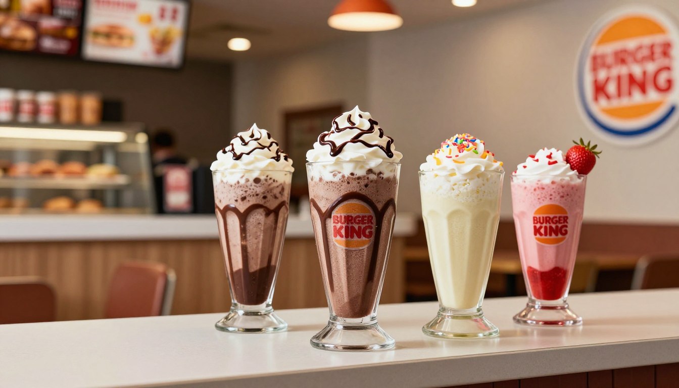 Burger King Shakes Menu