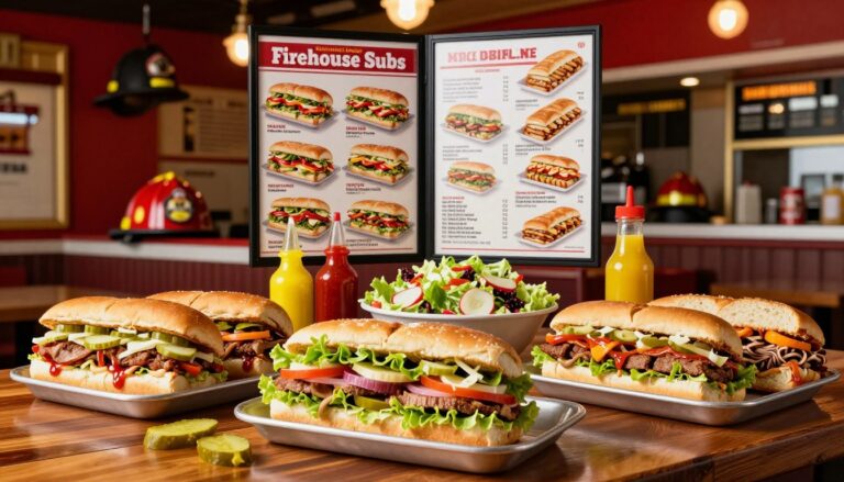 Firehouse Subs Abilene Menu