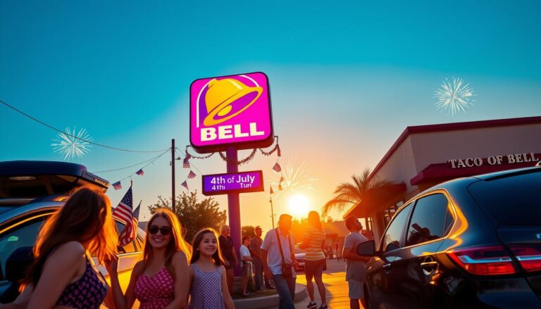 is taco bell open on 4th of july