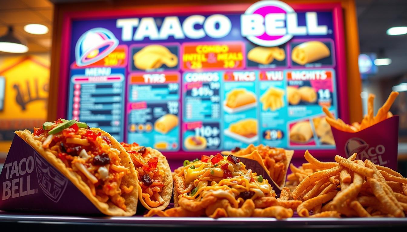 taco bell 2000s y2k menu